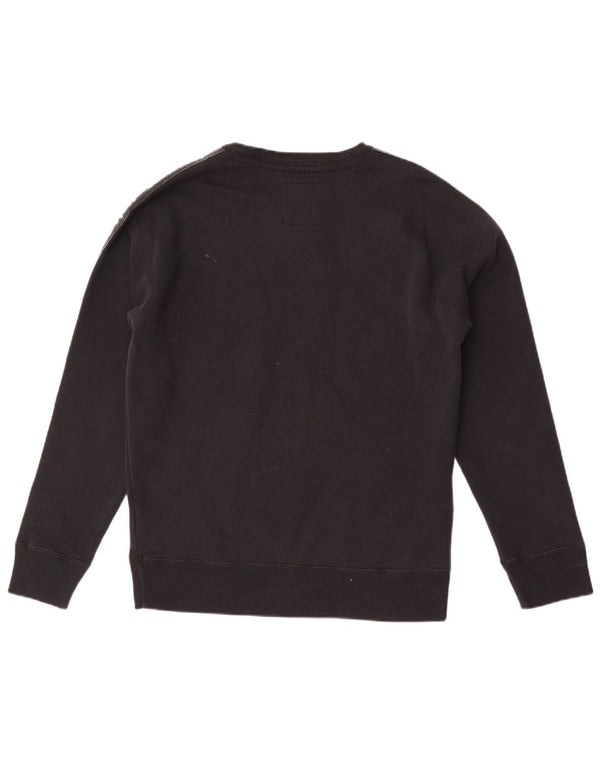 Hollister Hombre Sudadera Gráfica Jumper Small Negro Colorblock