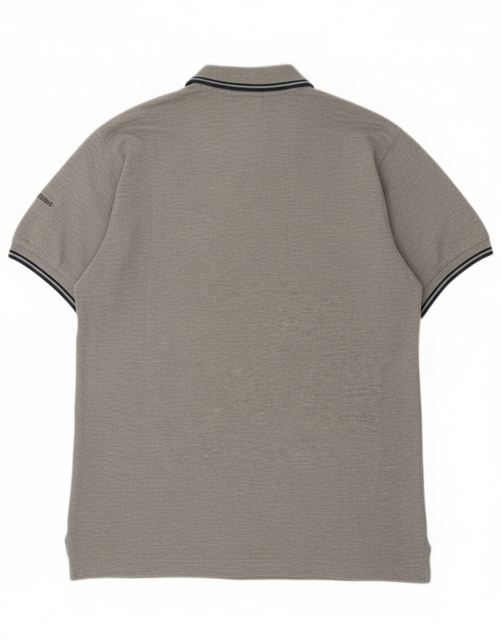 Marina Yachting Polo Gráfico Hombre Algodón Gris Medio