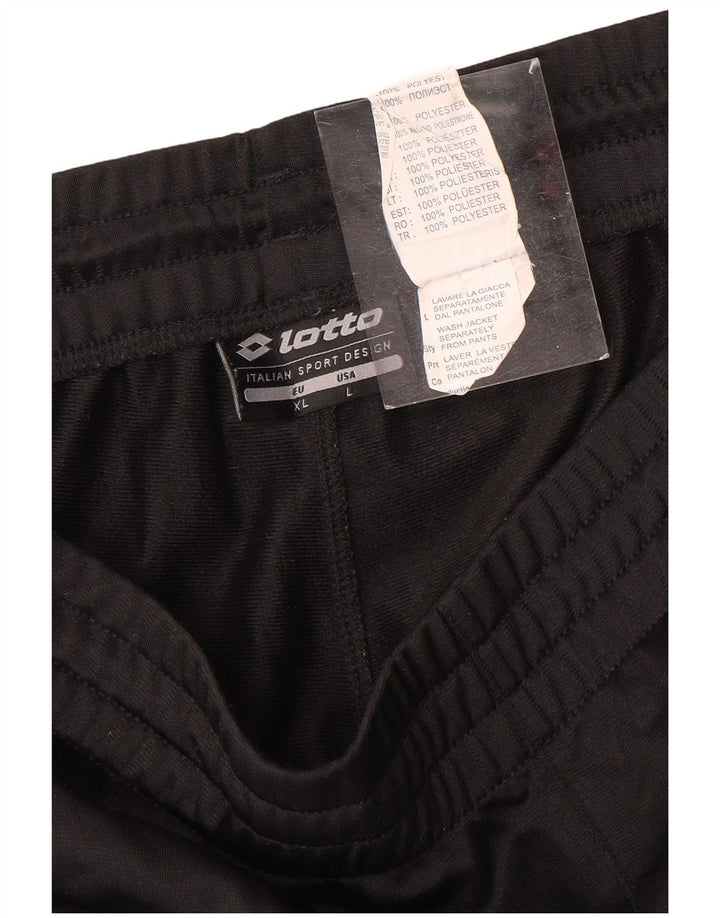 LOTTO Pantalón Chándal Hombre Joggers XL Negro Poliéster