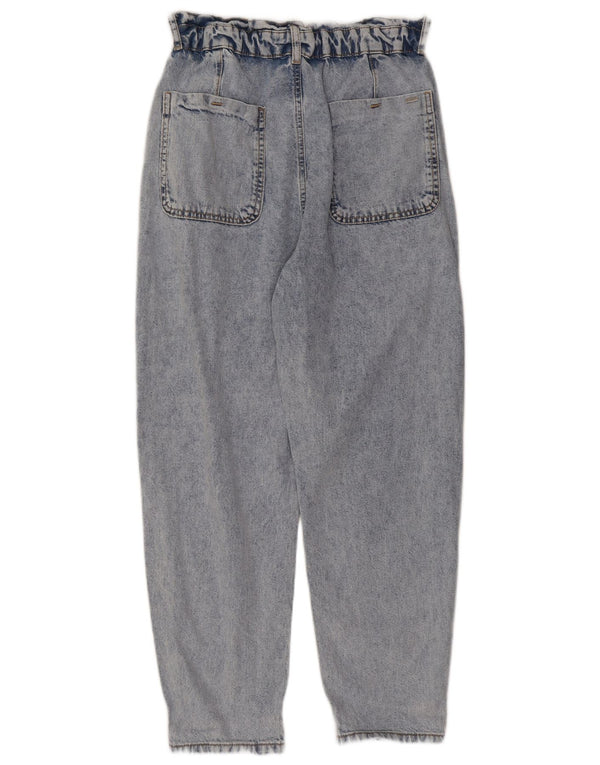 Zara Jeans De Cintura Alta Para Mujer EU 38 Small W28 L25 Algodón Azul