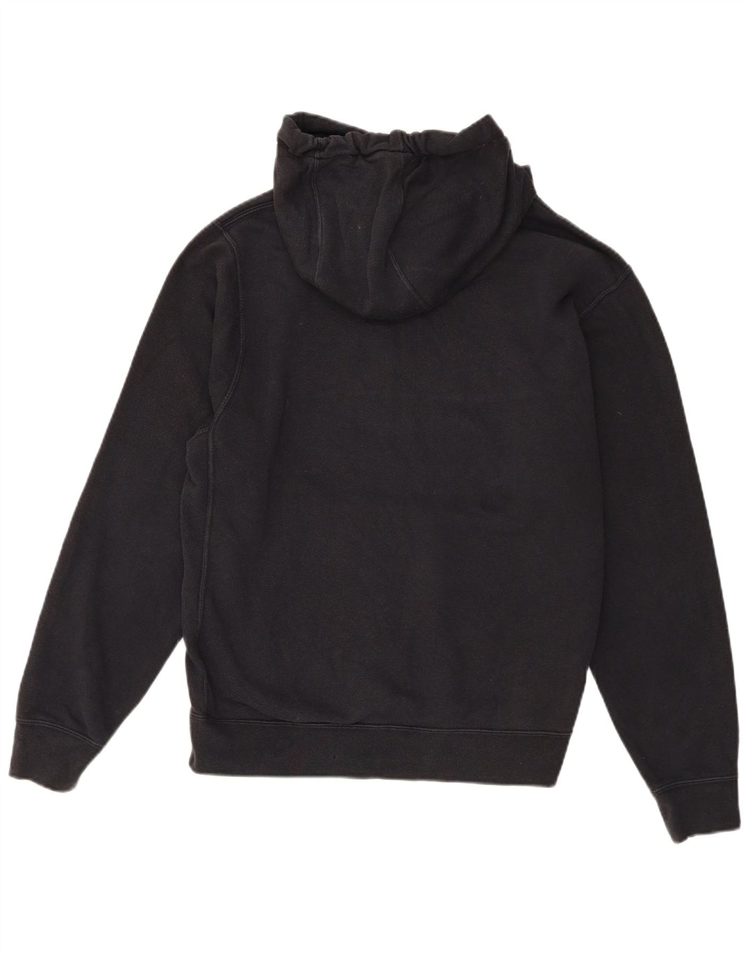 Nike Sudadera con capucha gráfica para hombre, jersey de algodón negro mediano