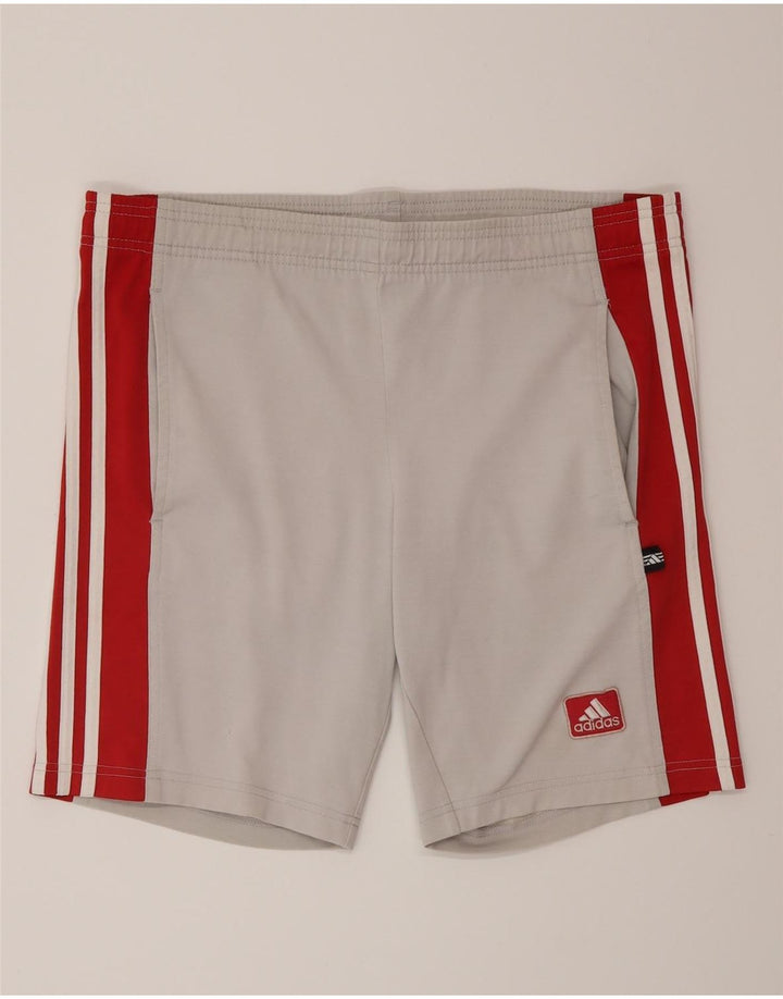 Adidas Hombre Pantalones Cortos Deportivos Pequeño Gris Algodón