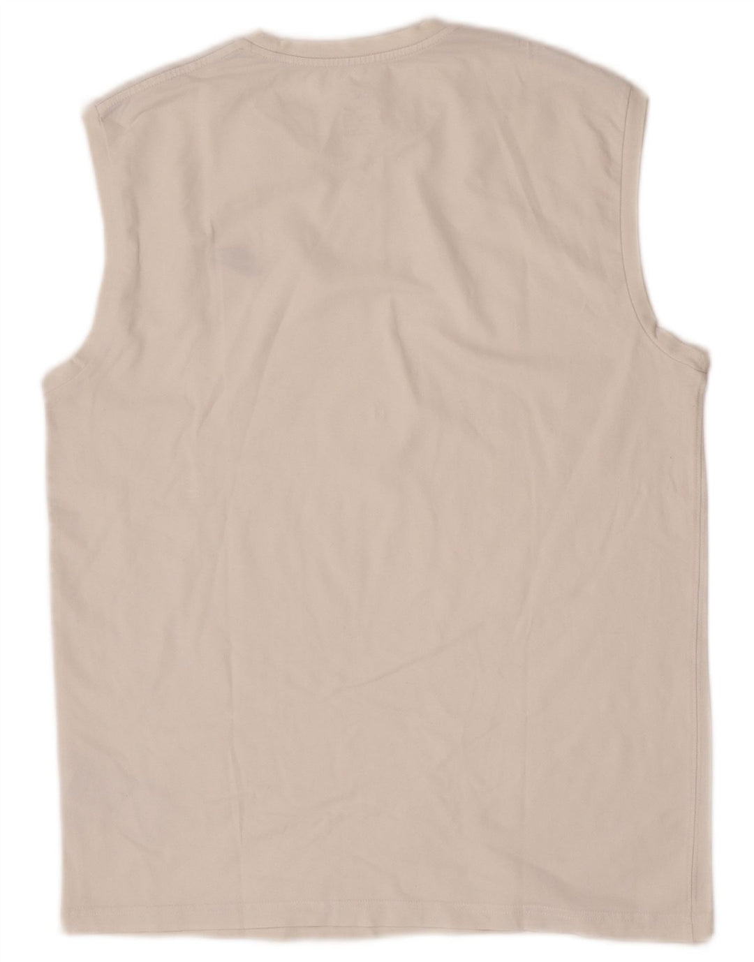 Nike - Camiseta sin mangas para hombre, talla 42/44, algodón blanco grande