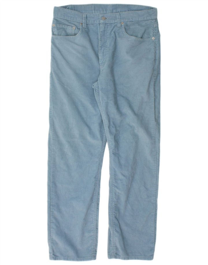 LEVI'S Pantalón recto de pana 505 para hombre W34 L30 Algodón azul