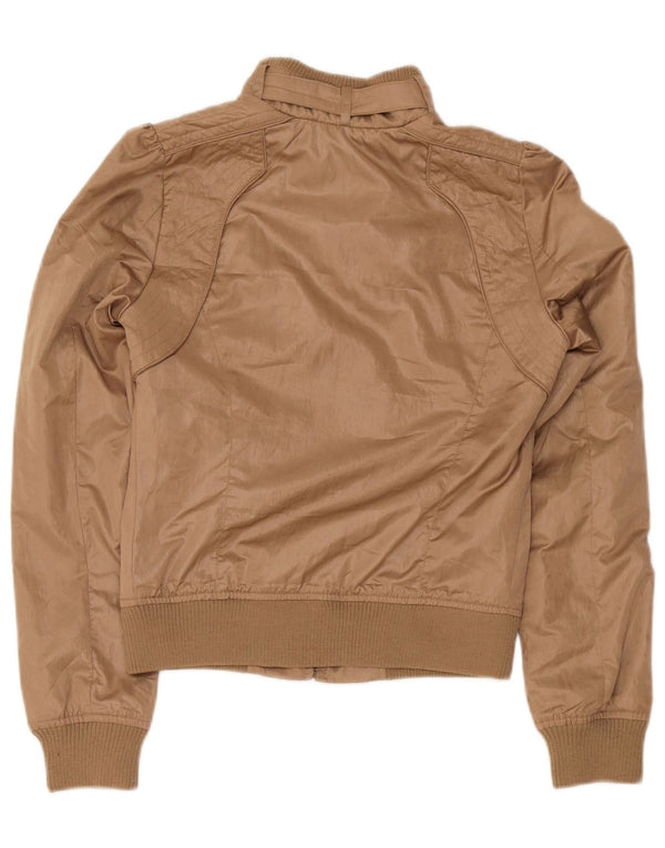 Guess Chaqueta Bomber para Mujer UK 6 XS Marrón Poliéster