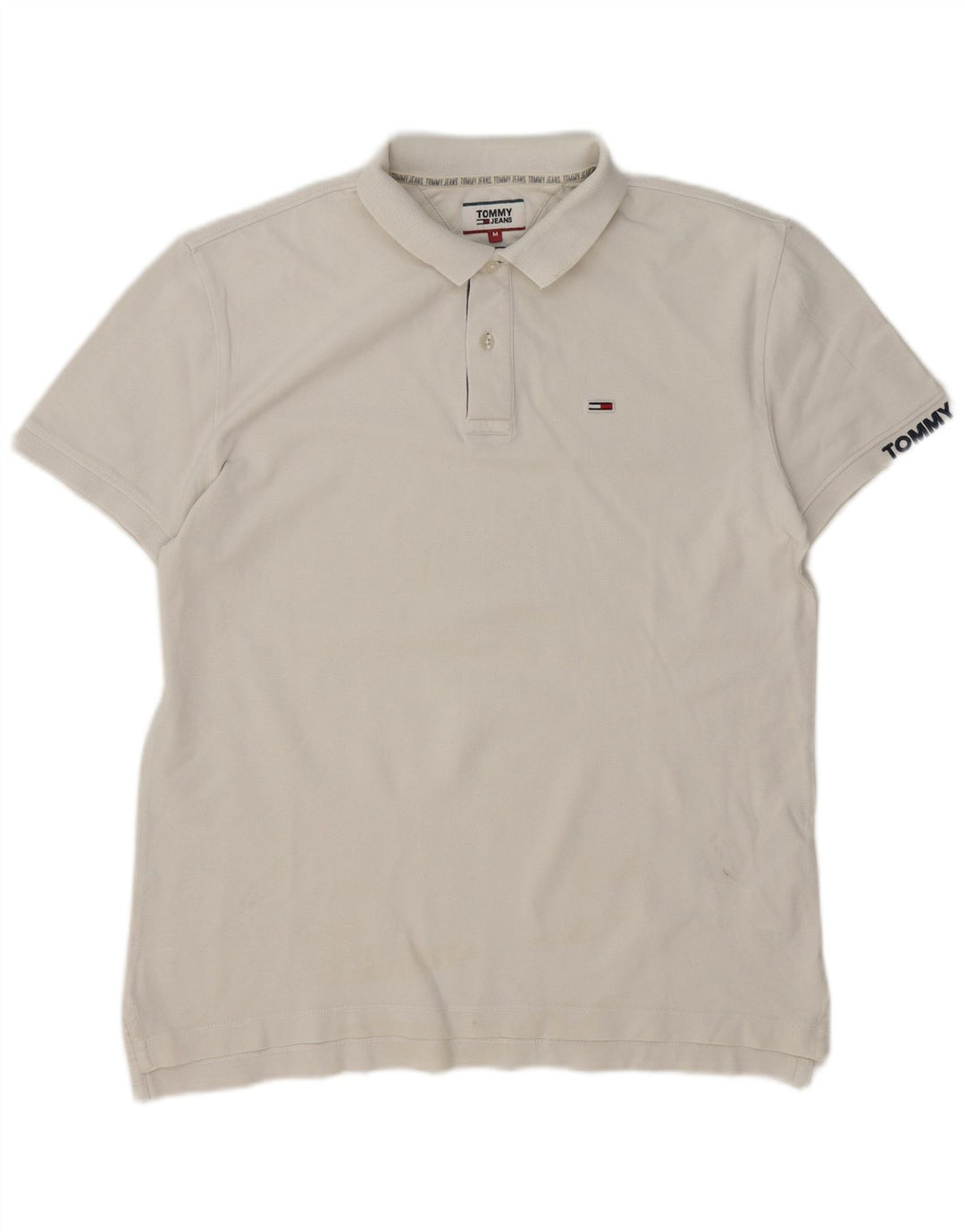 Polo Tommy Hilfiger Hombre Algodón Blanco Mediano