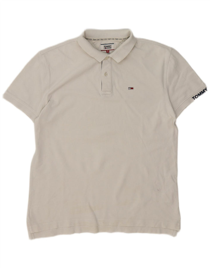 Polo Tommy Hilfiger Hombre Algodón Blanco Mediano