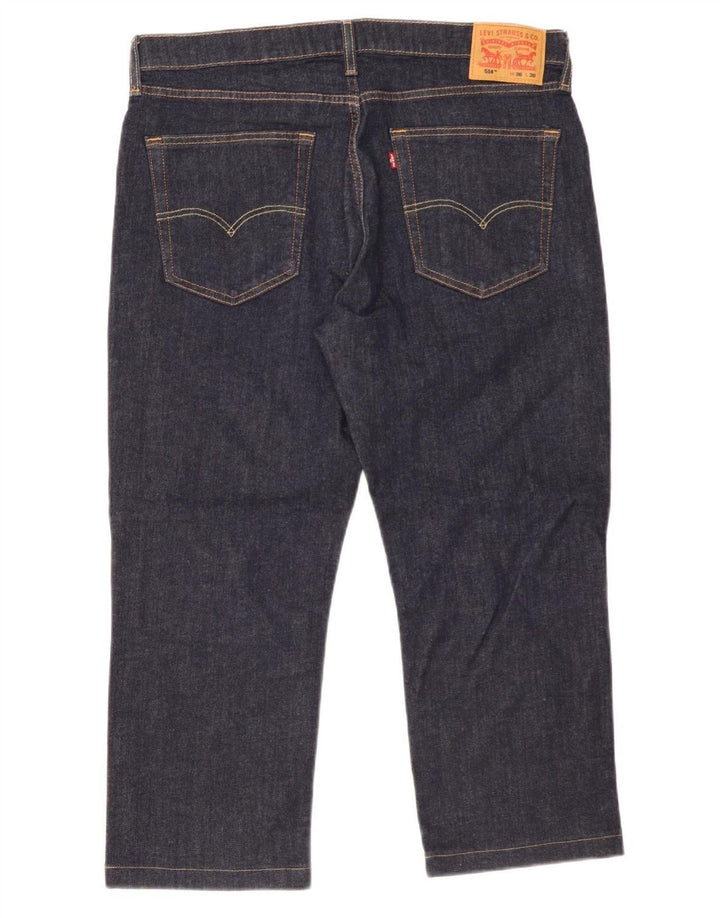 Levi's Mens 514 Capri Jeans W36 L24 Algodón Azul Marino