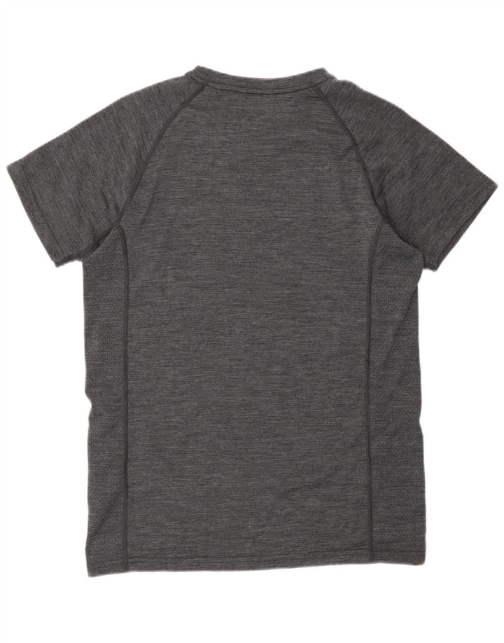 Camiseta para hombre de Mountain Warehouse Top de lana merino moteada en gris medio
