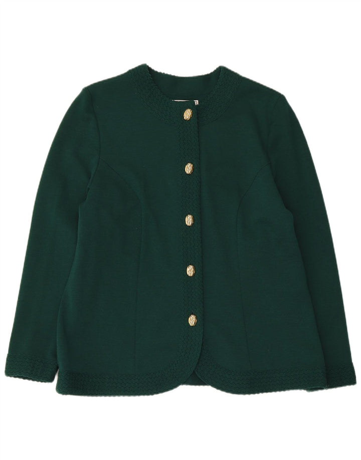 Suéter Cárdigan Mujer Domina IT 52 2XL Lana Verde