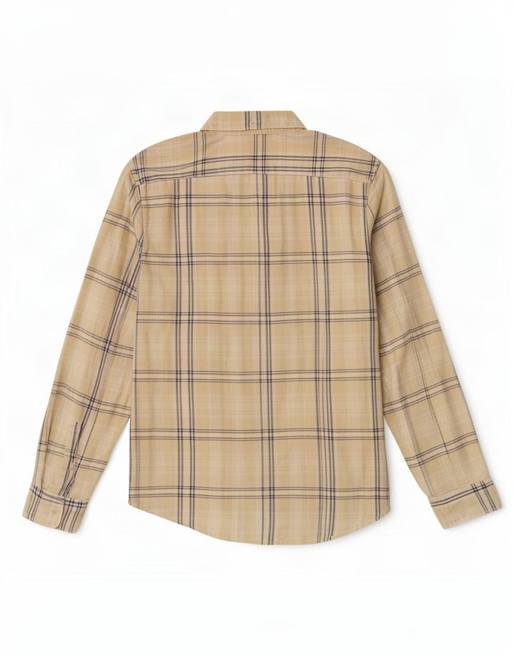 Camisa Levi's Hombre A Cuadros Amarillo Medio