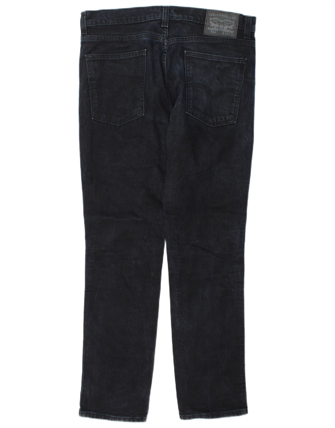 Levi's Hombre 511 Slim Jeans W34 L32 Algodón Azul Marino