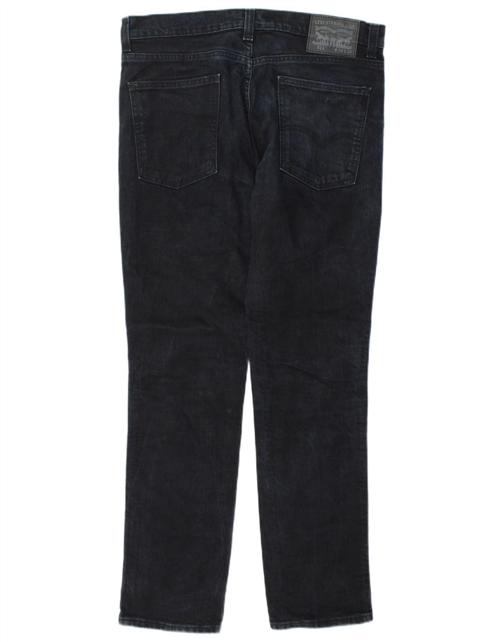 Levi's Hombre 511 Slim Jeans W34 L32 Algodón Azul Marino