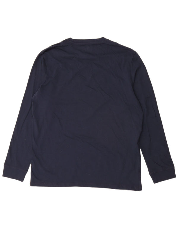 Timberland Hombre Regular Fit Top Manga Larga Grande Algodón Azul Marino