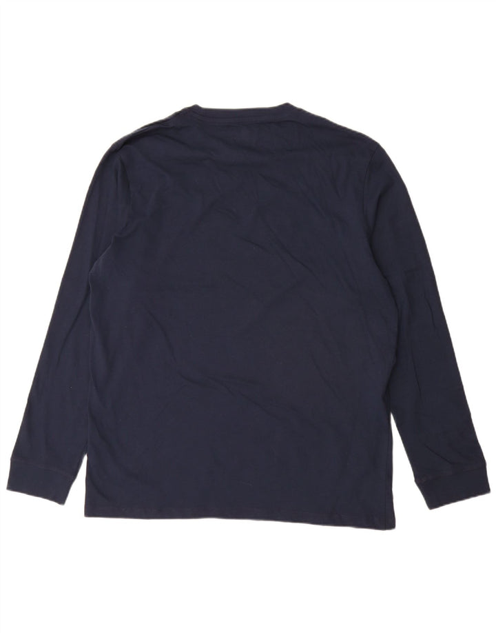 Timberland Hombre Regular Fit Top Manga Larga Grande Algodón Azul Marino