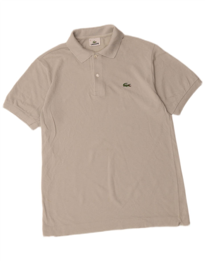 Polo Lacoste para hombre talla 3 pequeño algodón gris