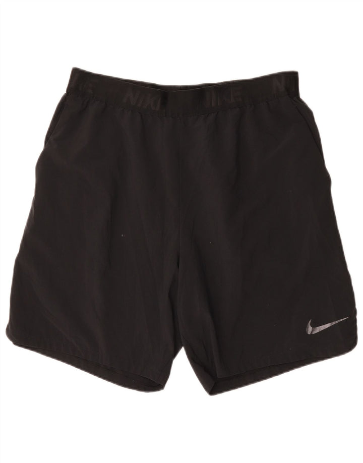 Nike - Pantalones cortos deportivos con gráficos para hombre, talla grande, color negro