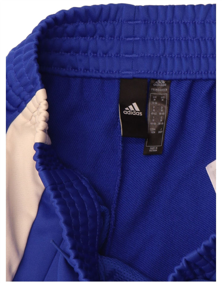 Adidas Pantalones de chándal para mujer UK 12/14 Azul medio Colorblock Poliéster