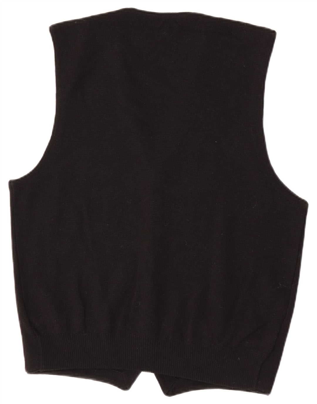Bramante Cárdigan Sin Mangas para Hombre IT 48 Medium Negro Lana Virgen