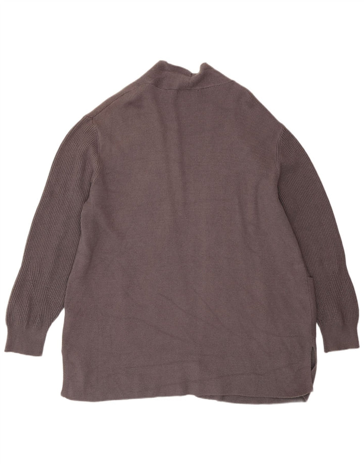 Marks & Spencer Suéter tipo cárdigan abierto para mujer UK 20 2XL Viscosa gris