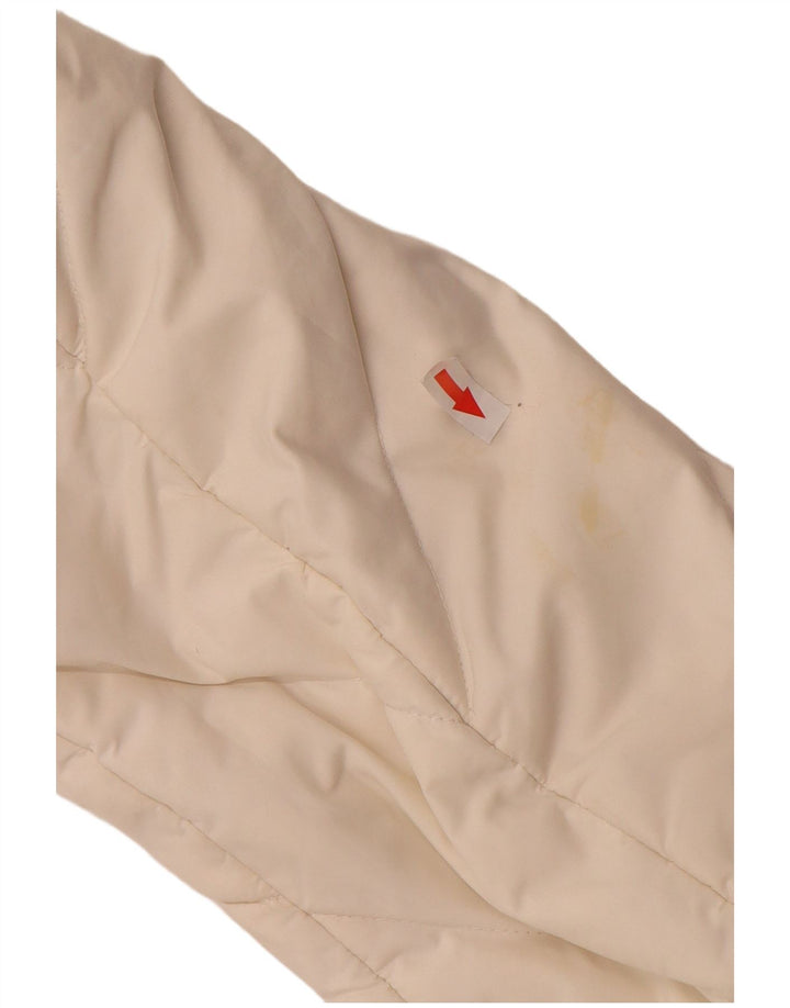 Post Card Chaqueta acolchada para mujer UK 10 Small White Polyamide
