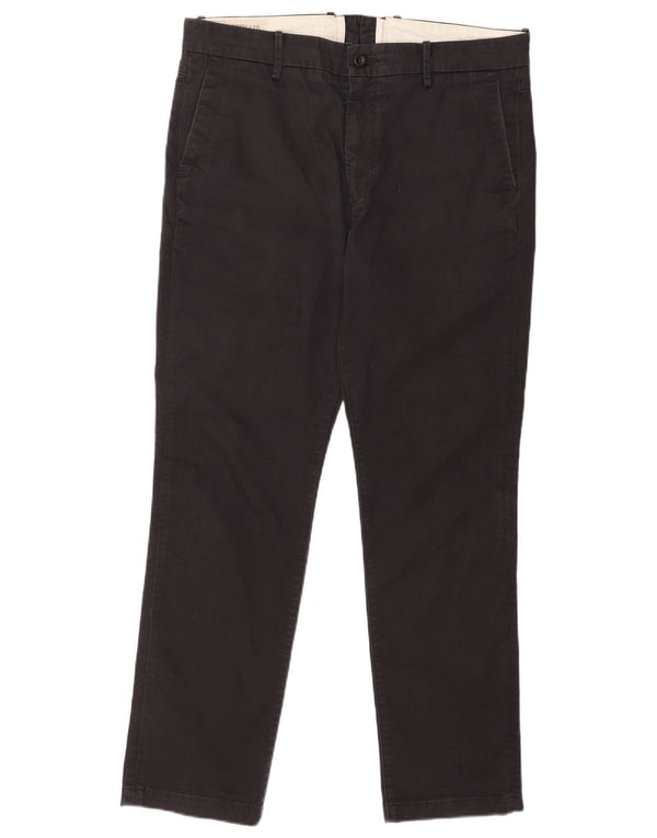 Levi's Pantalón chino ajustado para hombre W36 L32 Algodón negro