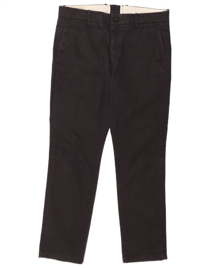 Levi's Pantalón chino ajustado para hombre W36 L32 Algodón negro