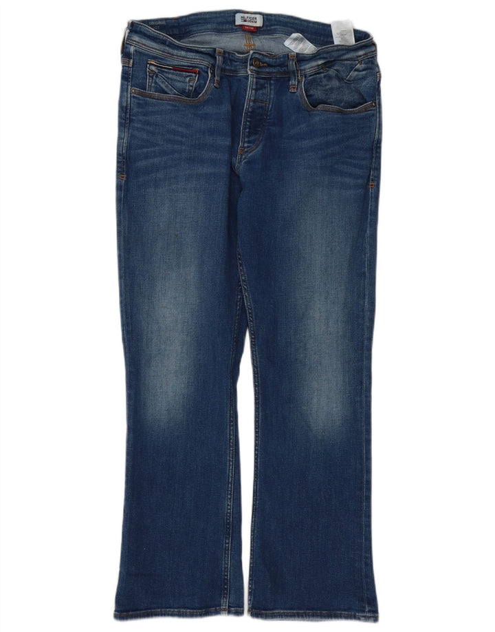 TOMMY HILFIGER Vaqueros Bootcut para hombre W34 L28 Algodón azul