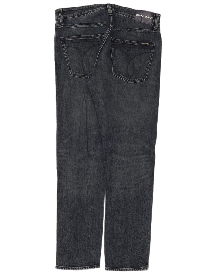 Calvin Klein Jeans rectos para hombre W32 L32 Algodón gris