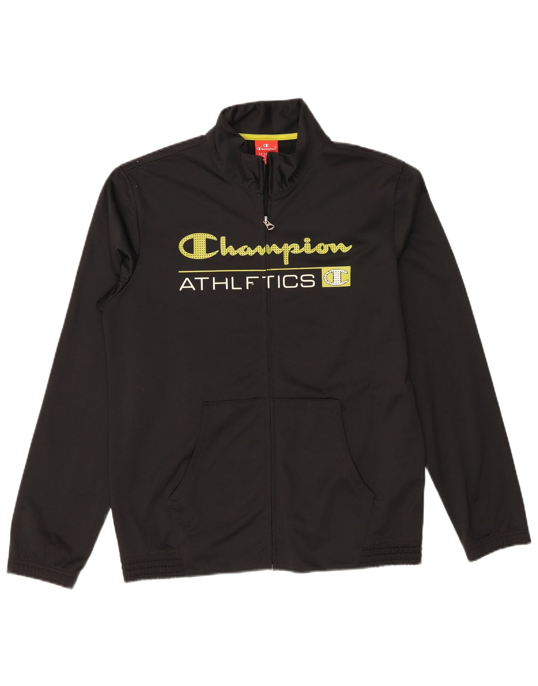 Champion Chaqueta de chándal gráfica para niños 15-16 años 2XL Poliéster negro