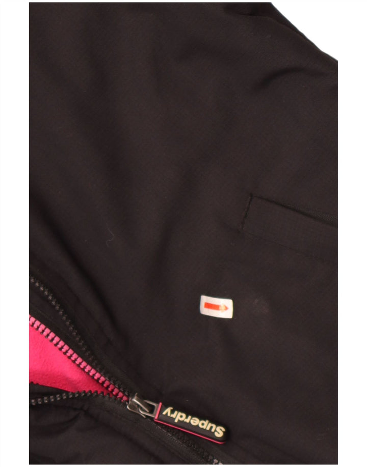 Superdry Chaqueta Cortavientos Estampada para Mujer UK 46 Large Black