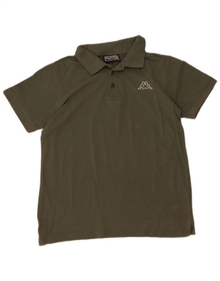 Polo Kappa Hombre Algodón Caqui Medio