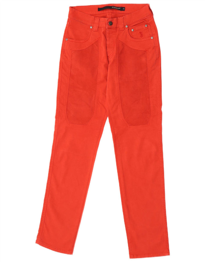 Vaqueros ajustados para mujer Jeckerson W30 L32 Algodón rojo