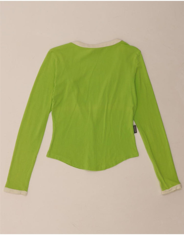 MOSCHINO Cárdigan para mujer UK 44 Verde medio