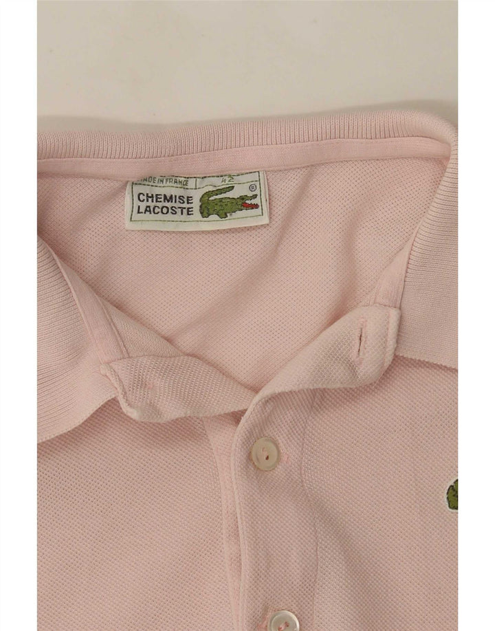 Polo Lacoste Mujer Talla 42 Grande Rosa