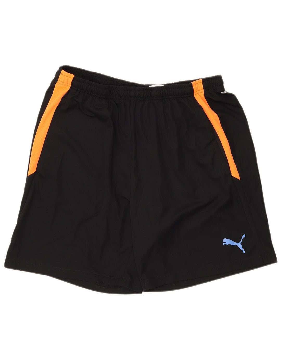Puma Pantalones cortos deportivos para hombre XL Negro Colorblock Poliéster