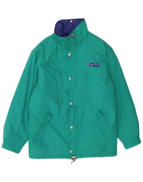 Fila Hombre Magic Line Chaqueta De Esquí Acolchada Pequeño Verde Deportes