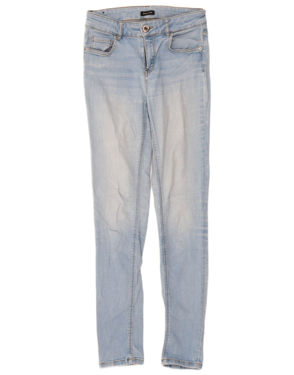 Massimo Dutti Vaqueros Pitillo Mujer EU 38 Small W28 L28 Azul