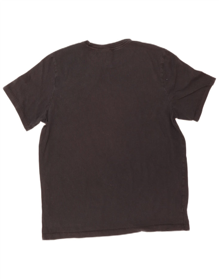 Nike - Camiseta para hombre, talla grande, color negro, algodón