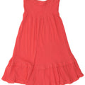 Marks & Spencer Vestido sin tirantes para mujer Reino Unido 42 Algodón rojo mediano