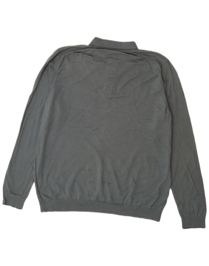 Marks & Spencer Jersey tipo polo para hombre XL Azul Modal