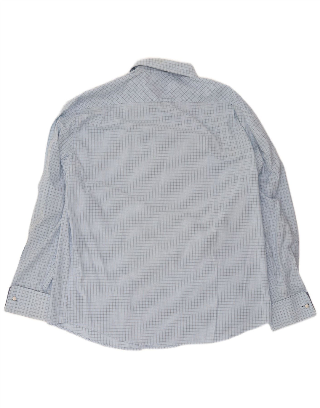 Ben Sherman Camisa formal para hombre XL Algodón a cuadros azules