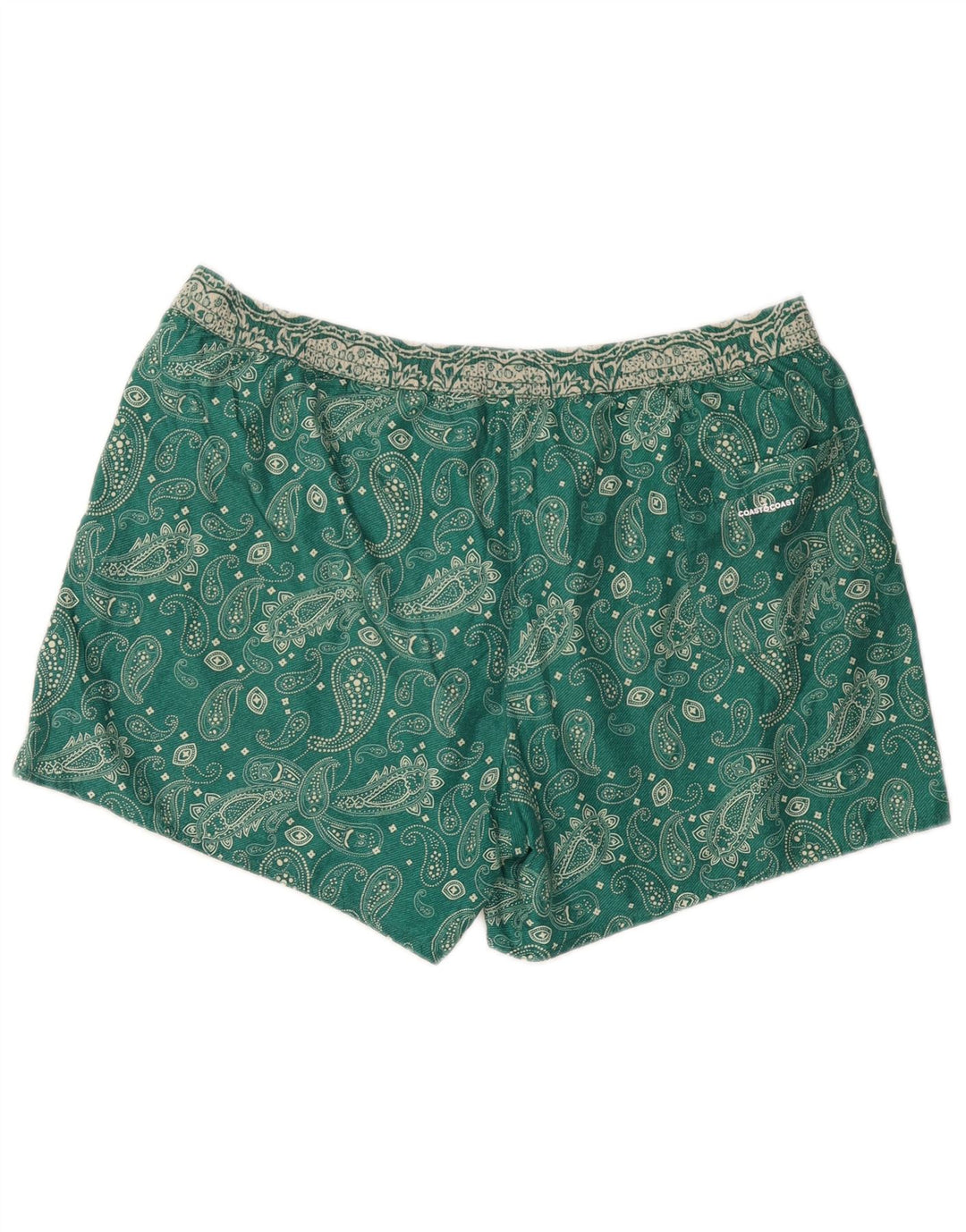 COAST Bañador para hombre, talla grande, color verde Paisley
