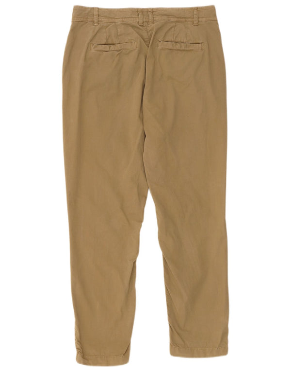 Pantalones cortos para mujer Fat Face UK 10 Small W28 L24 Caqui Algodón
