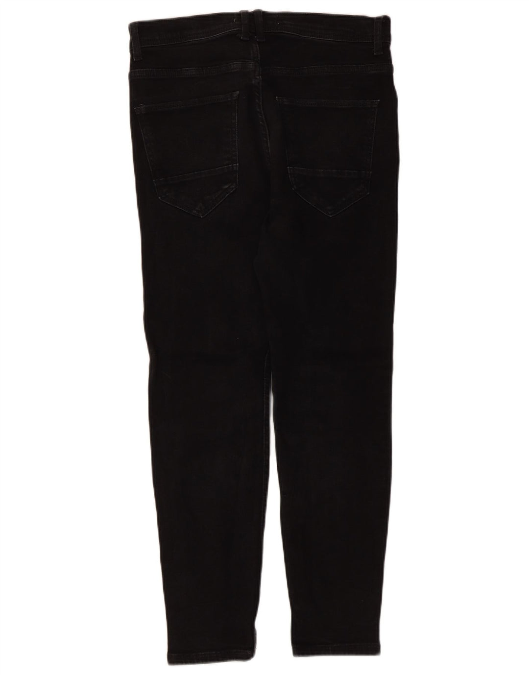 Zara Jeans recortados para hombre EU 40 Medium W31 L25 Negro