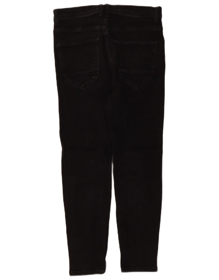 Zara Jeans recortados para hombre EU 40 Medium W31 L25 Negro