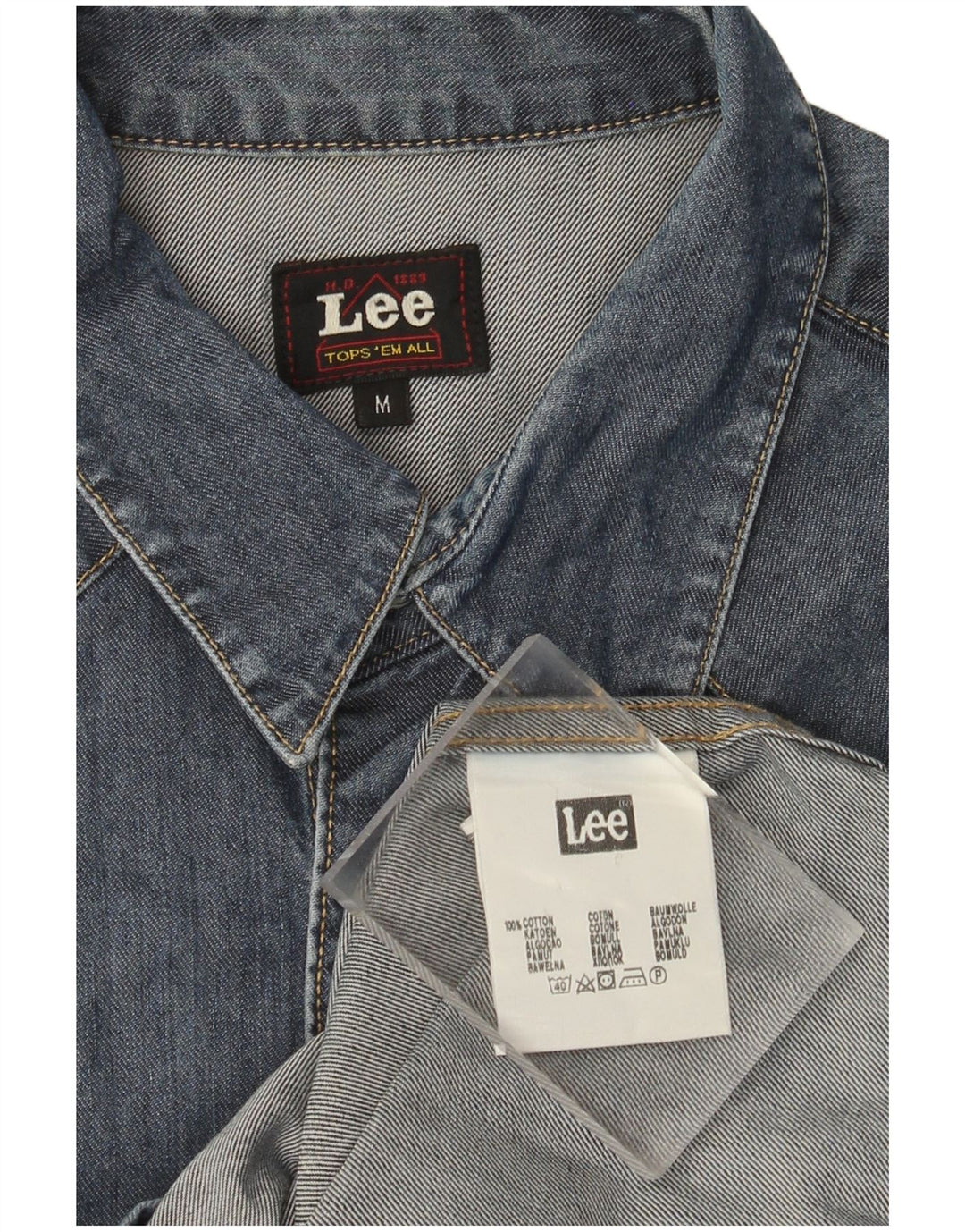 Camisa Vaquera Lee De Algodón Azul Medio |