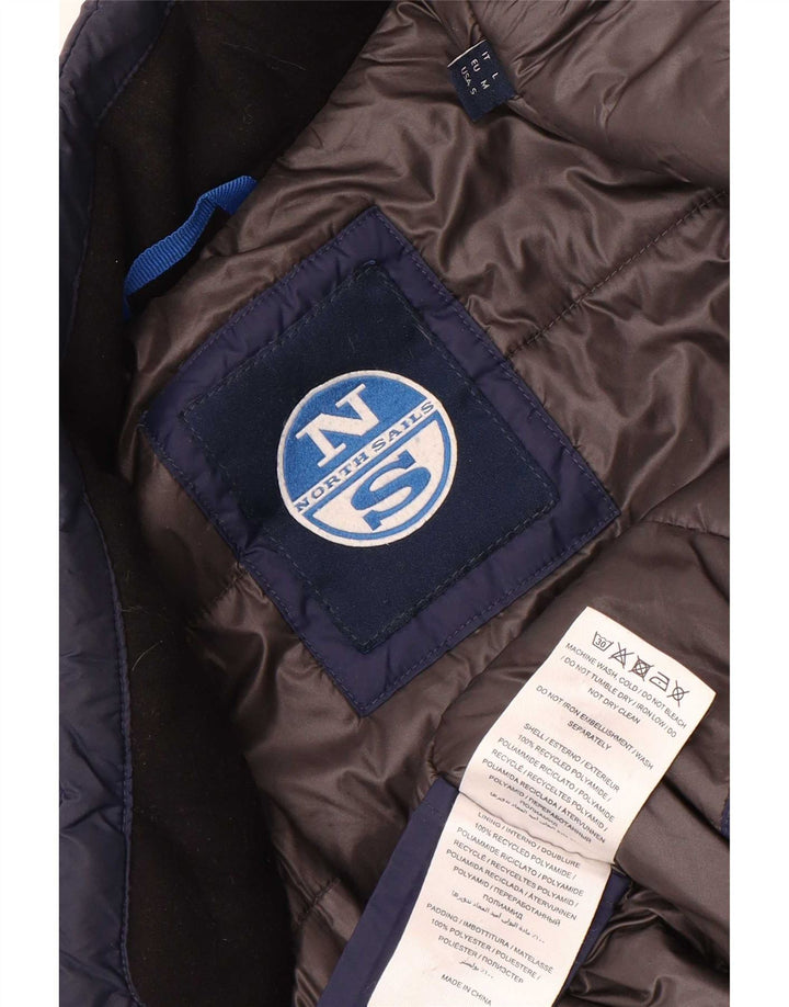 North Sails Chaqueta Bomber para Hombre UK 38 Medium Azul Marino Poliamida
