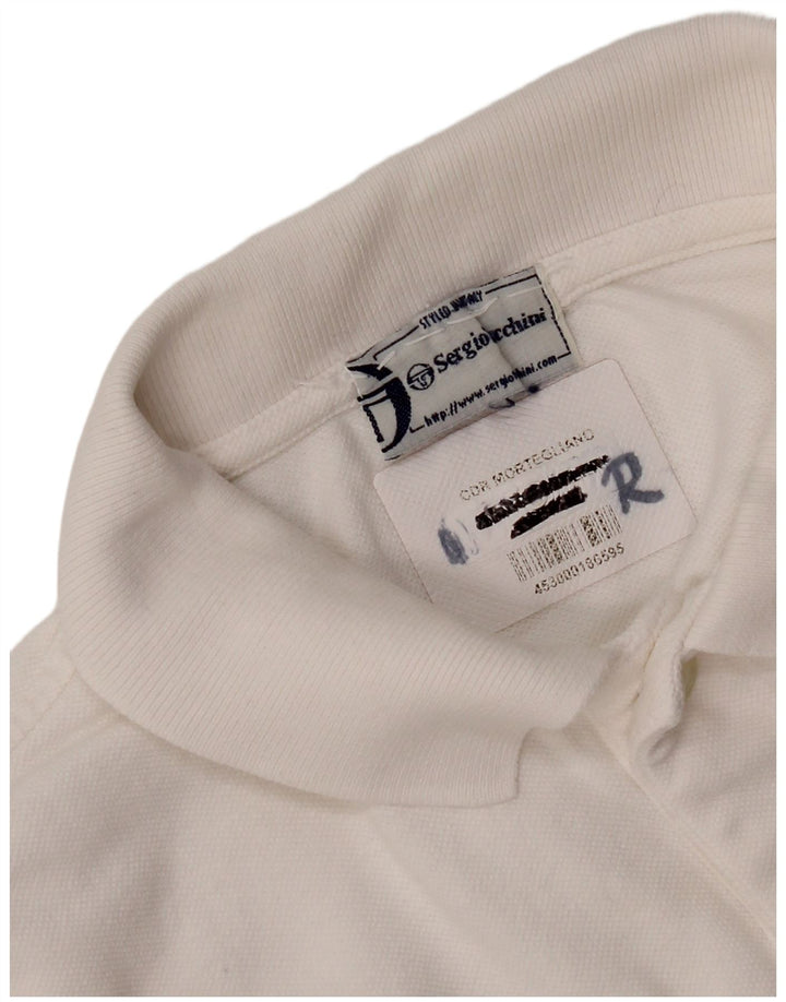 Sergio Tacchini Polo Hombre Mediano Blanco
