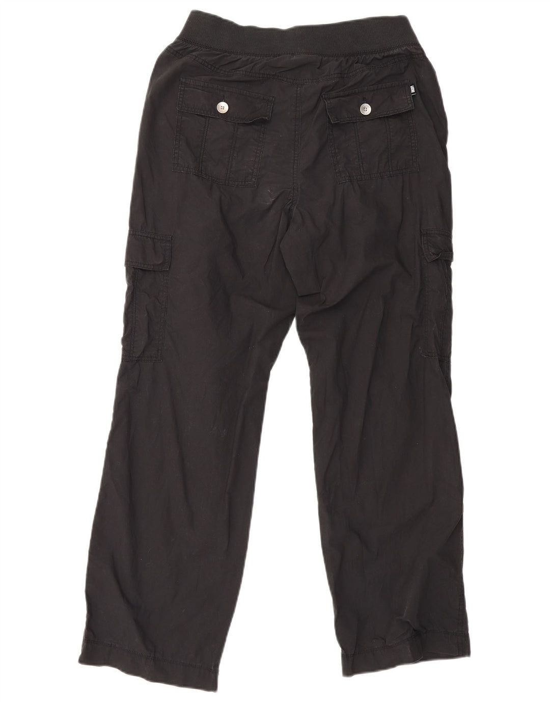 Dkny Pantalones Cargo Rectos Para Mujer Pequeños W29 L29 Algodón Negro